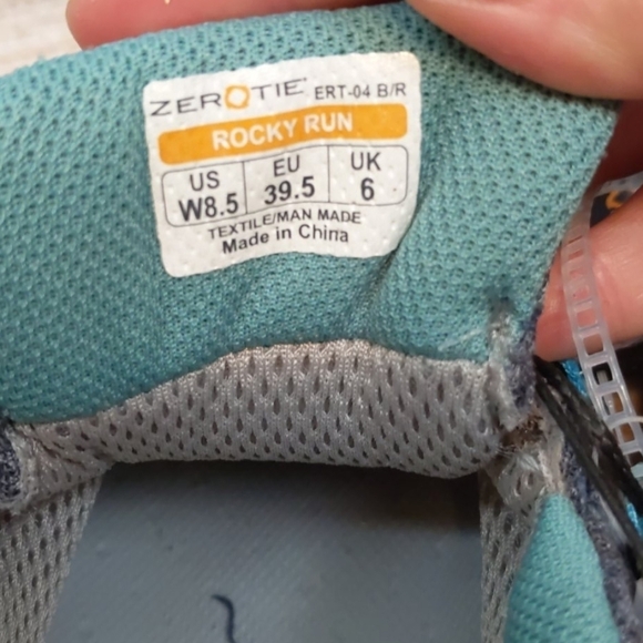 Zerotie Trail Hiking rocky run shoes 8.5W - Picture 5 of 5